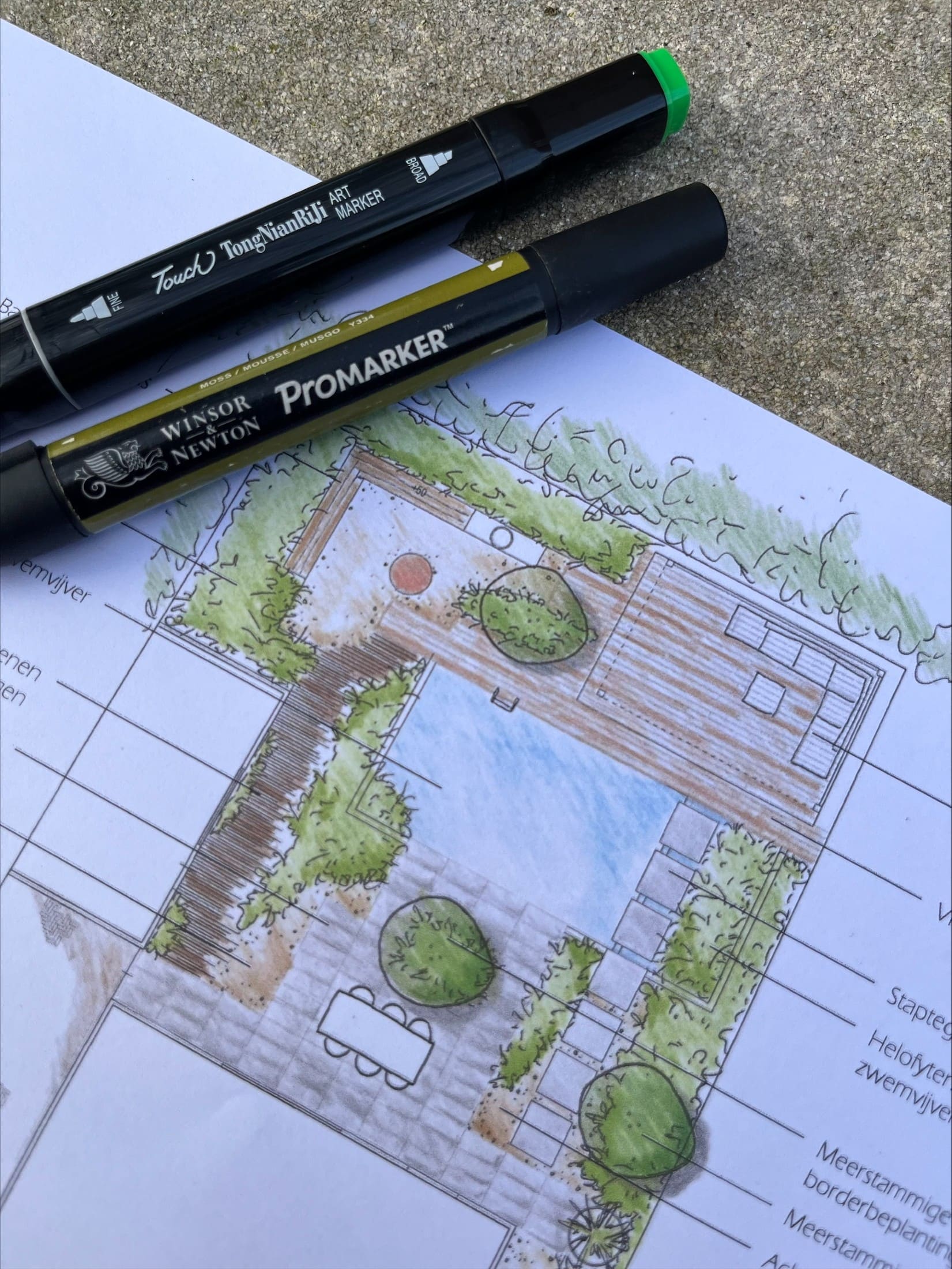 Ontwerp Groeiend Groen